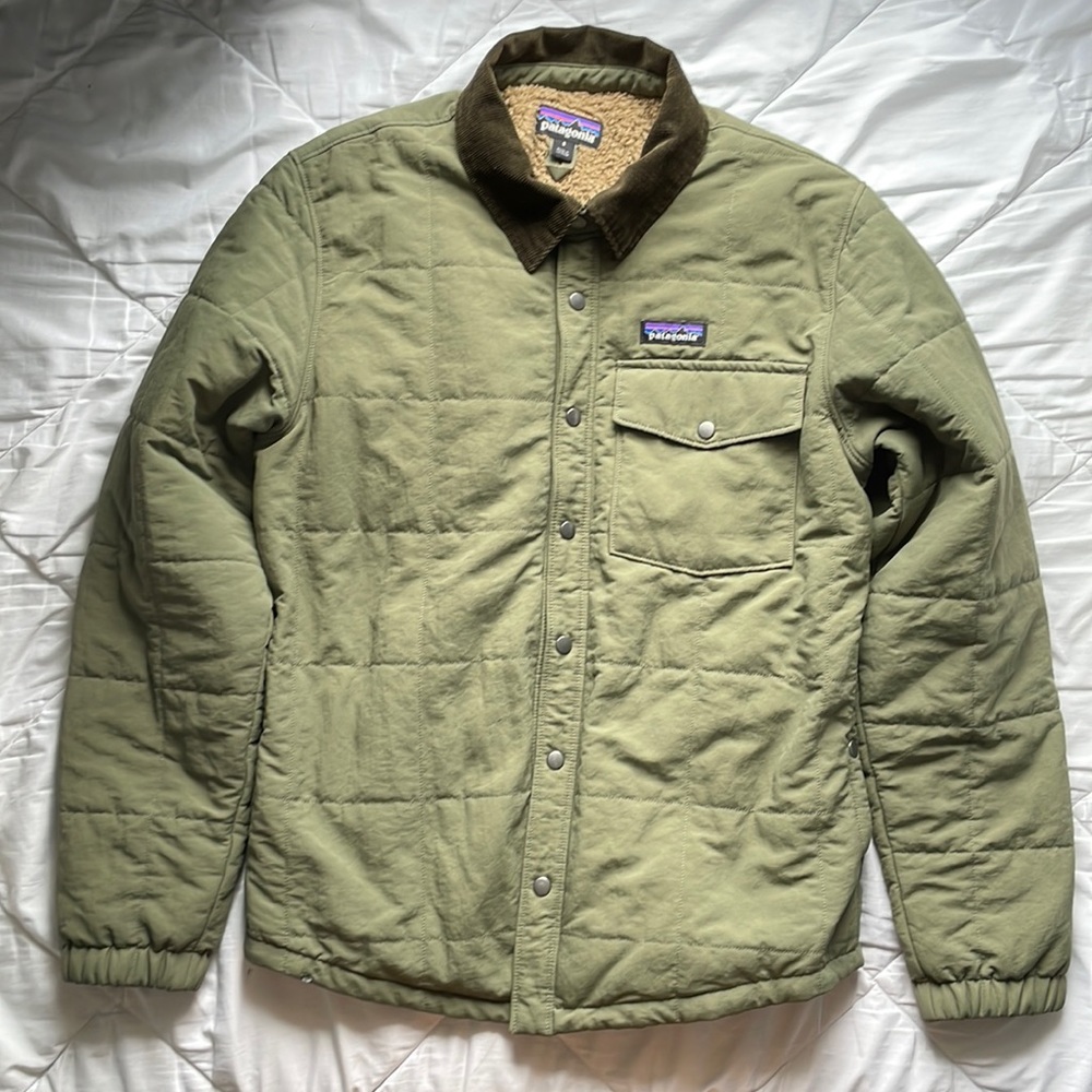 Patagonia Isthmus Fleece Quilted Button Shirt Men’s SMALL